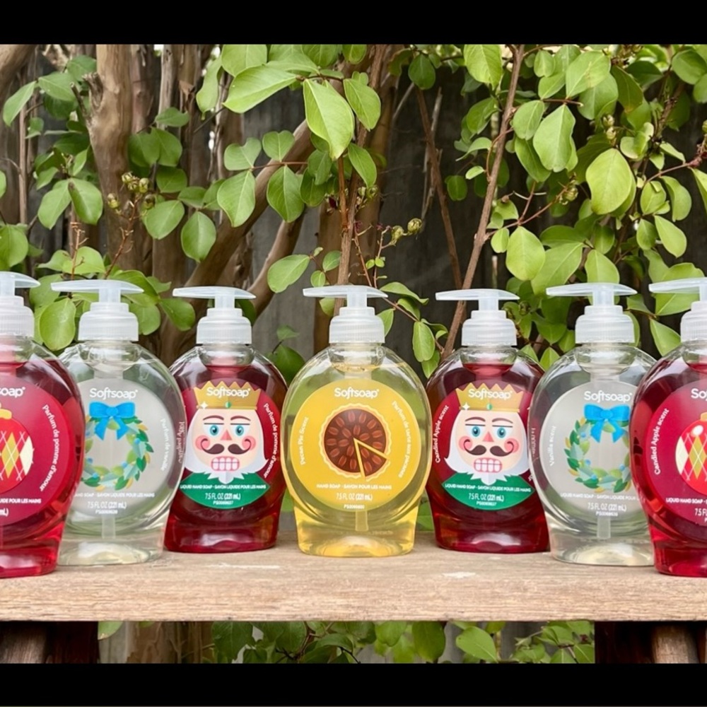 Softsoap Candied Apple, Pecan Pie & Vanilla Hand Soap Pump 7 pc Set